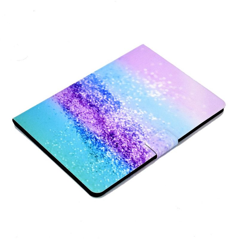 Etui Folio iPad Air 10.9" (2020) Cyjan Zielony Błyszczące Cekiny Etui Ochronne