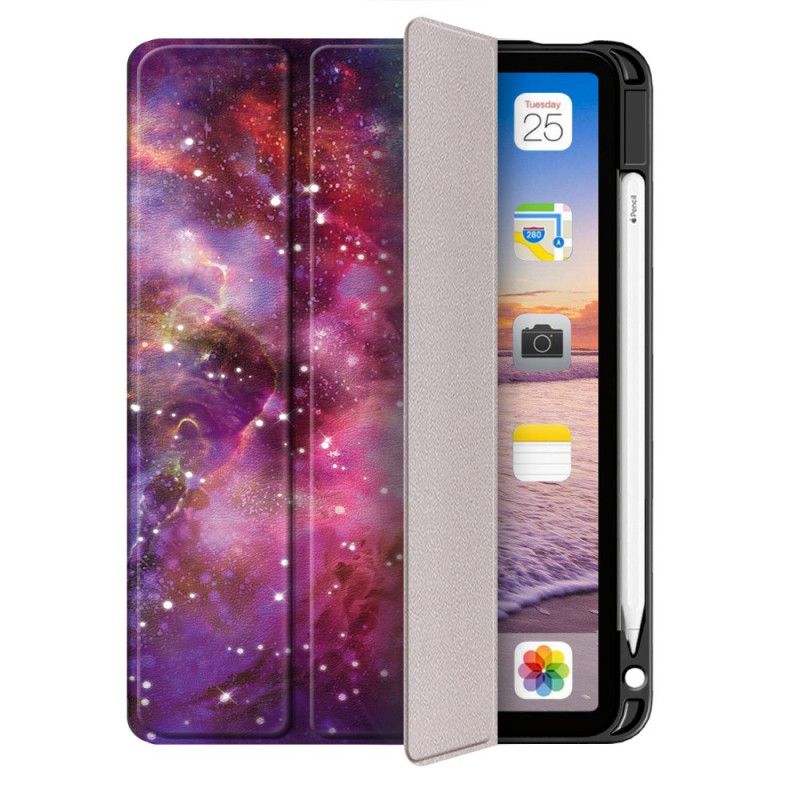 Inteligentne Etui iPad Air 10.9" (2020) Uchwyt Na Długopisy Wszechświat