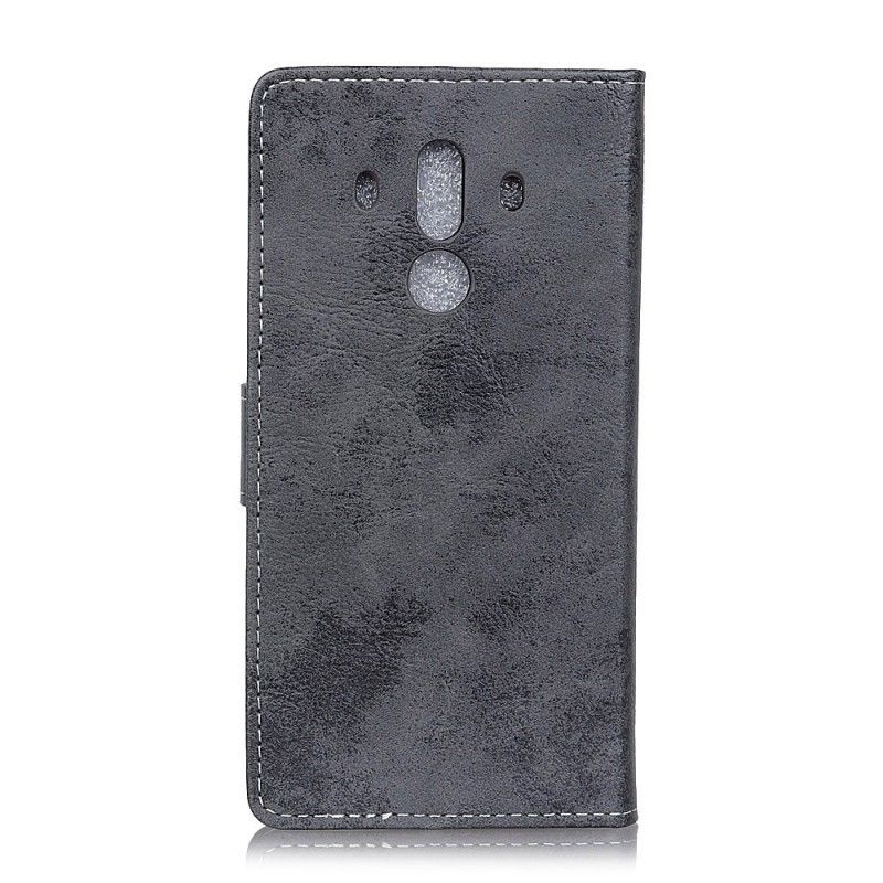 Etui Folio Huawei Mate 10 Pro Brązowy Efekt Skóry W Stylu Vintage Etui Ochronne