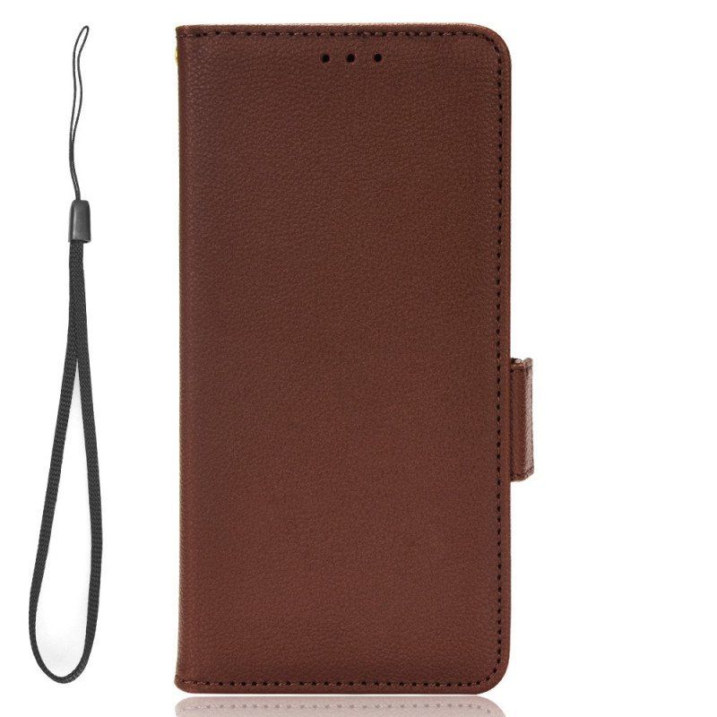 Etui Folio do Xiaomi Redmi Note 12 4G Bardzo Dobrze Ze Smyczą