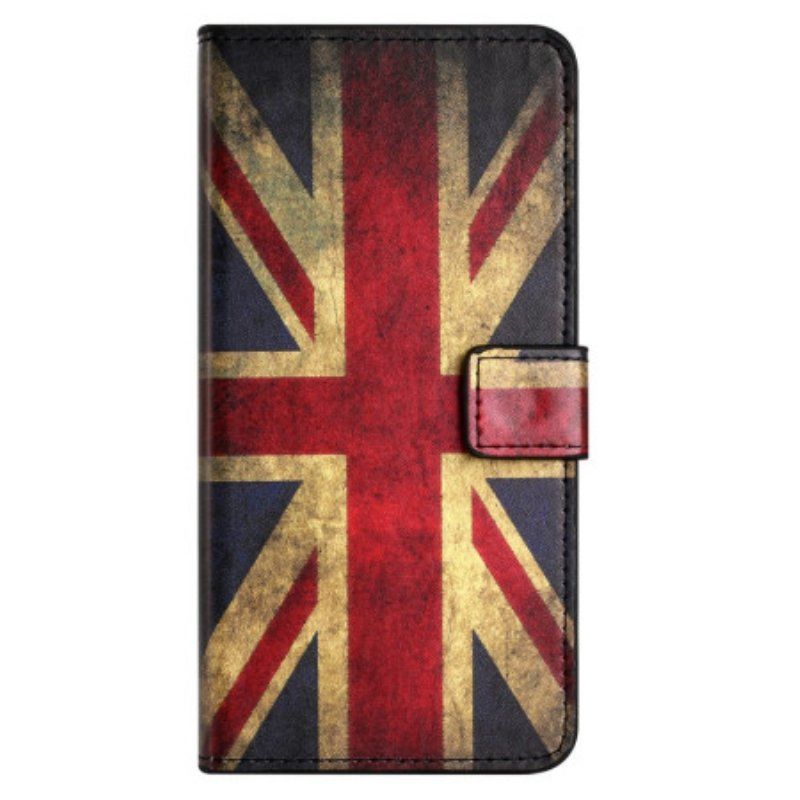 Etui Folio do Xiaomi Redmi Note 12 4G Flaga Angielska