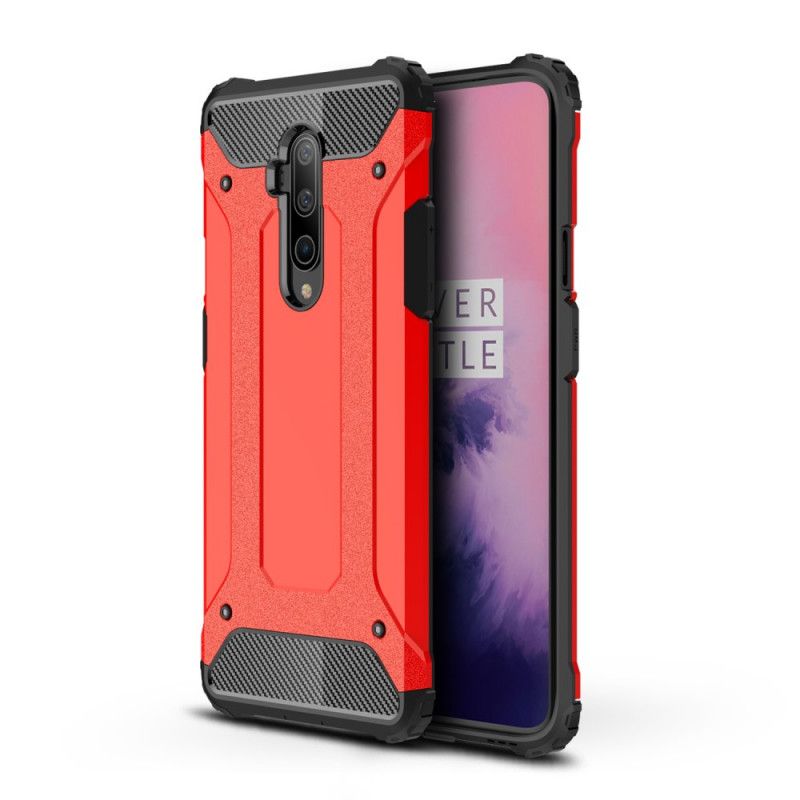 Etui OnePlus 7T Pro Biały Czarny Ocalały Etui Ochronne