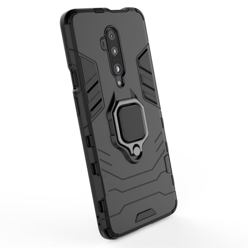 Etui OnePlus 7T Pro Czerwony Czarny Pierścień Oporowy