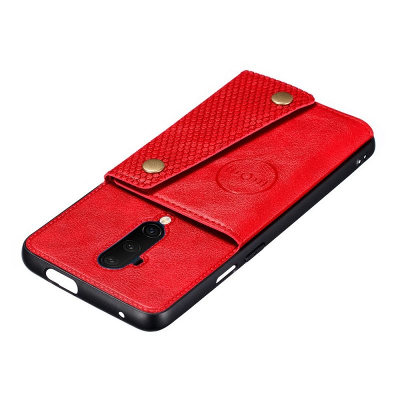 Etui OnePlus 7T Pro Granatowy Czarny Portfel Zatrzaskowy