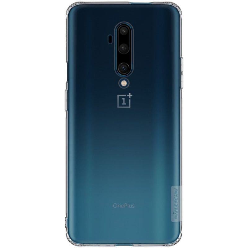 Etui OnePlus 7T Pro Przezroczysty Szary Przezroczysty Nillkin