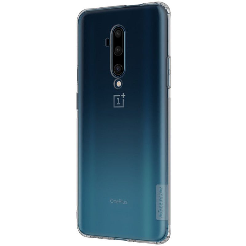 Etui OnePlus 7T Pro Przezroczysty Szary Przezroczysty Nillkin