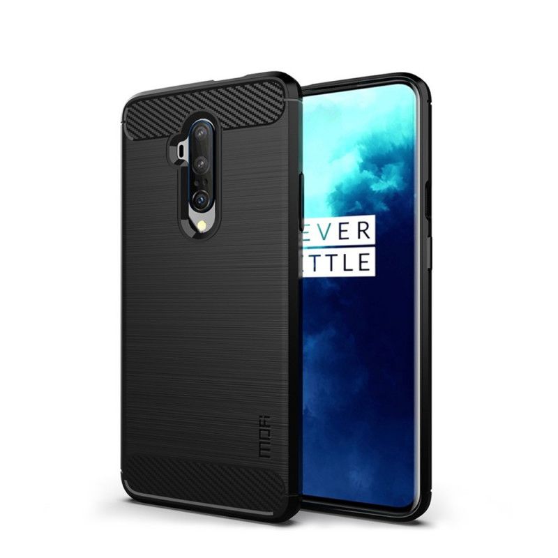 Etui OnePlus 7T Pro Szary Czarny Mofi Szczotkowane Włókno Węglowe