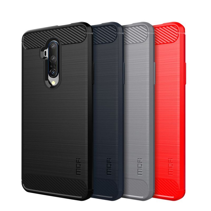 Etui OnePlus 7T Pro Szary Czarny Mofi Szczotkowane Włókno Węglowe