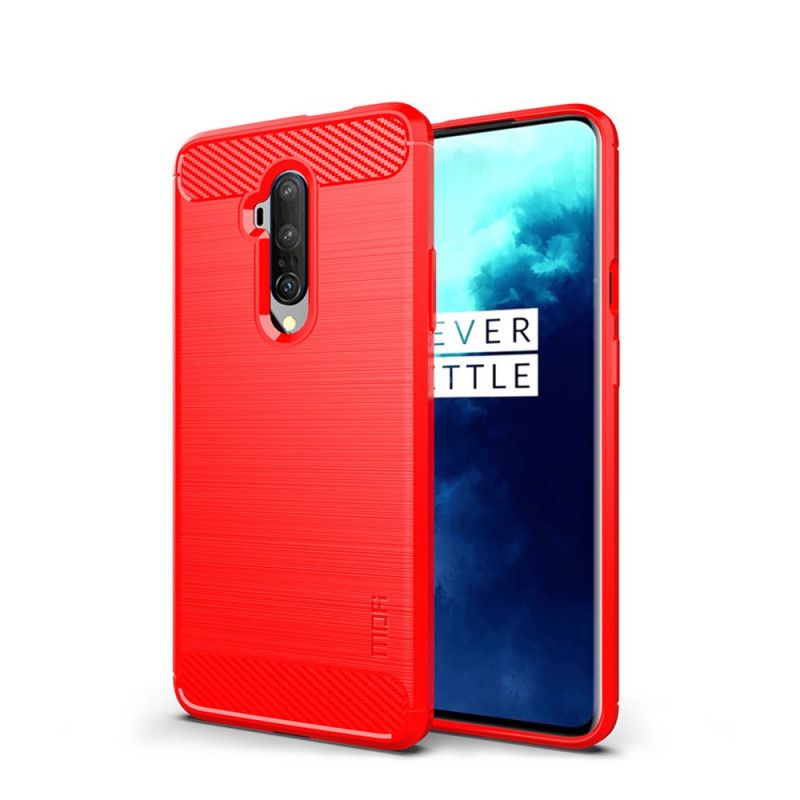 Etui OnePlus 7T Pro Szary Czarny Mofi Szczotkowane Włókno Węglowe