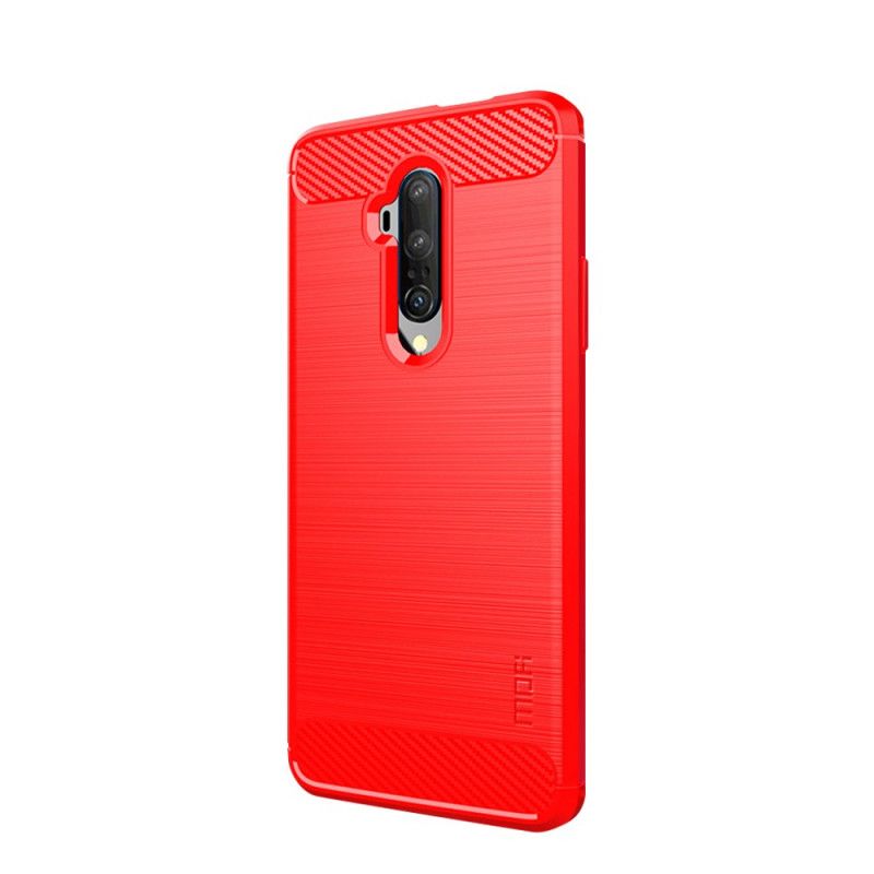 Etui OnePlus 7T Pro Szary Czarny Mofi Szczotkowane Włókno Węglowe