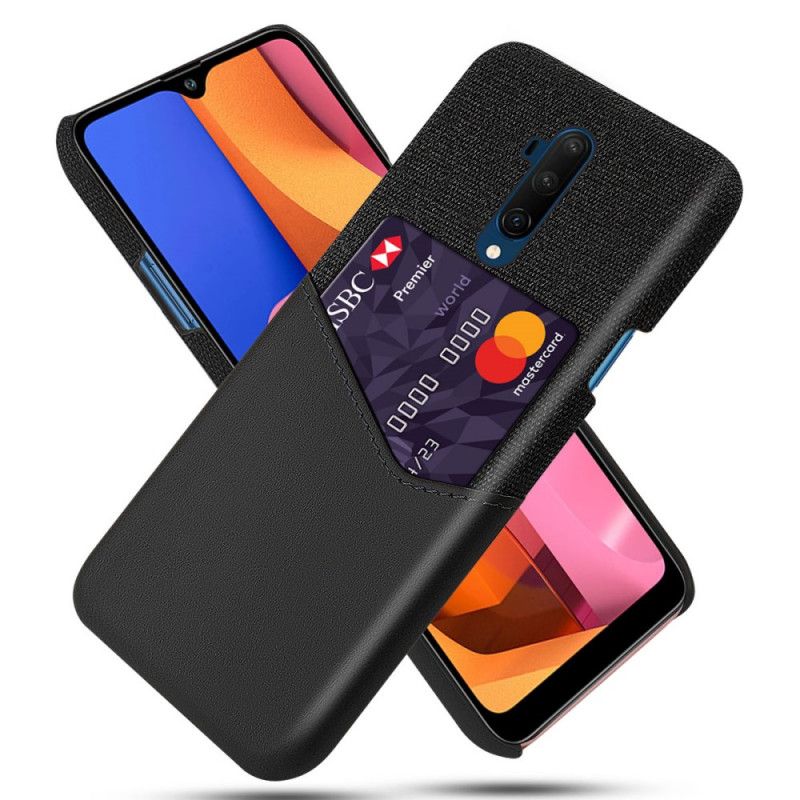 Futerały OnePlus 7T Pro Granatowy Czarny Posiadacz Karty Ksq