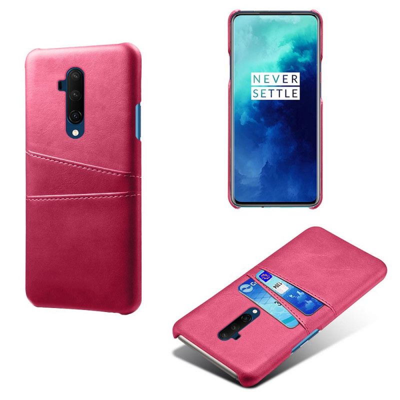 Futerały OnePlus 7T Pro Różowy Czerwony Posiadacz Karty