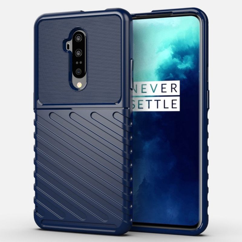 Futerały OnePlus 7T Pro Zielony Czarny Etui na Telefon Seria Grzmotów