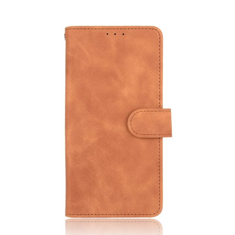 Etui Folio Xiaomi Redmi Note 9 5G / Note 9T 5G Magenta Czarny Dotyk Skóry Etui Ochronne