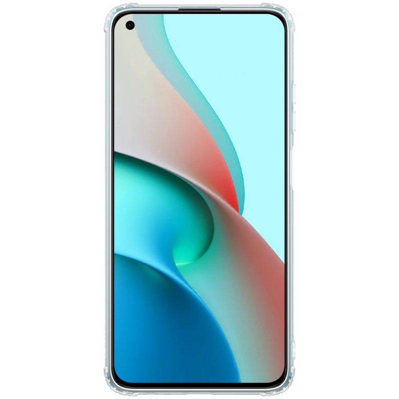 Etui Xiaomi Redmi Note 9 5G / Note 9T 5G Szary Biały Wzmocniony Przezroczysty Nillkin