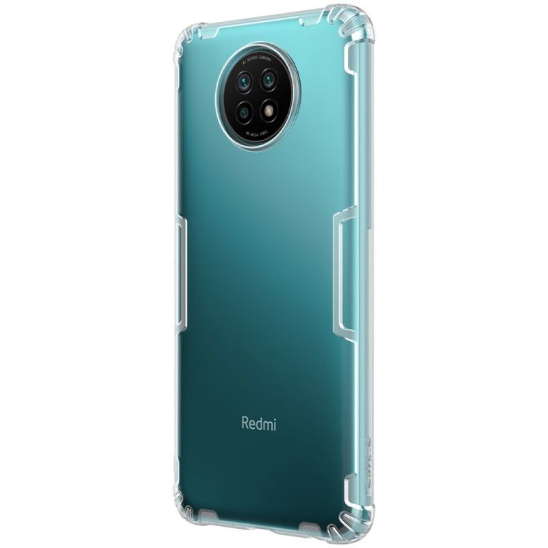 Etui Xiaomi Redmi Note 9 5G / Note 9T 5G Szary Biały Wzmocniony Przezroczysty Nillkin