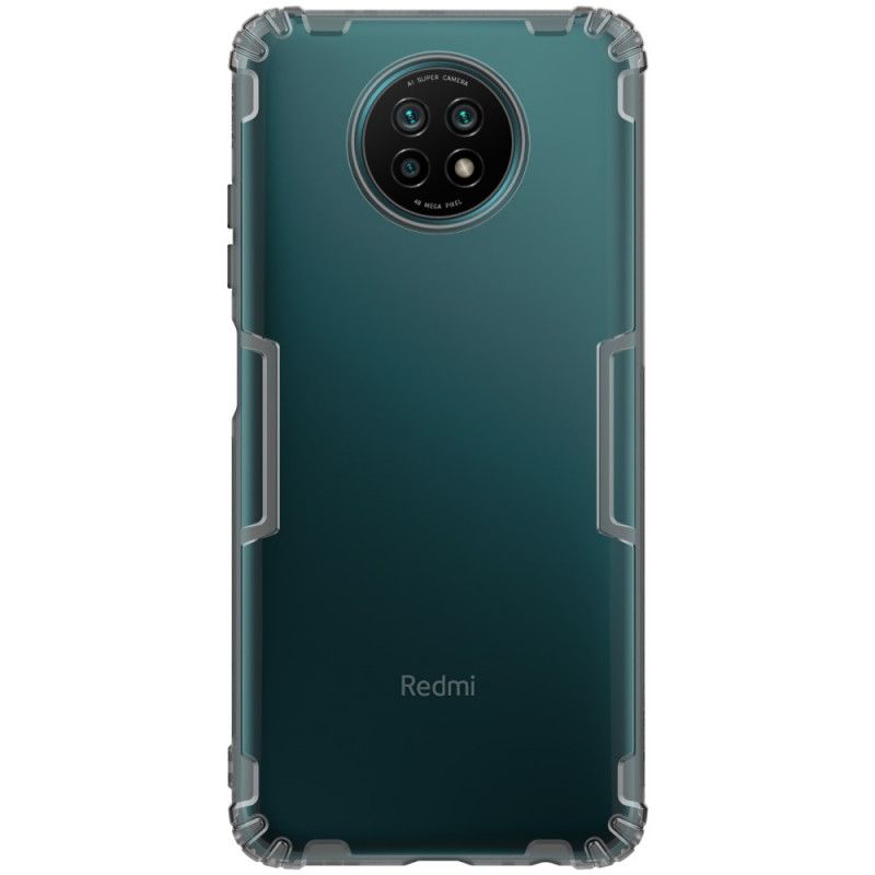 Etui Xiaomi Redmi Note 9 5G / Note 9T 5G Szary Biały Wzmocniony Przezroczysty Nillkin