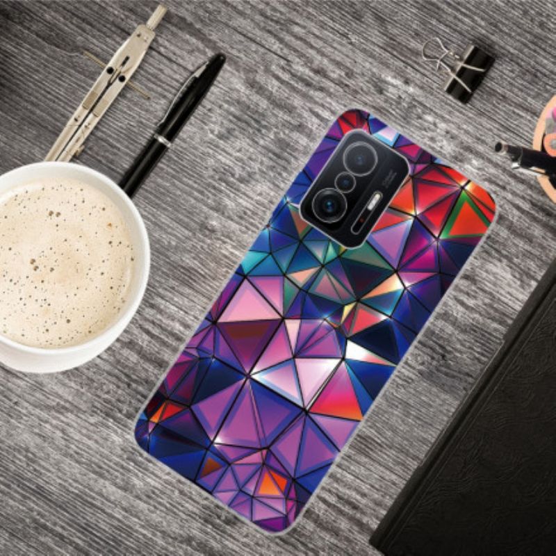 Etui Do Xiaomi Mi 11t / 11t Pro Elastyczna Geometria