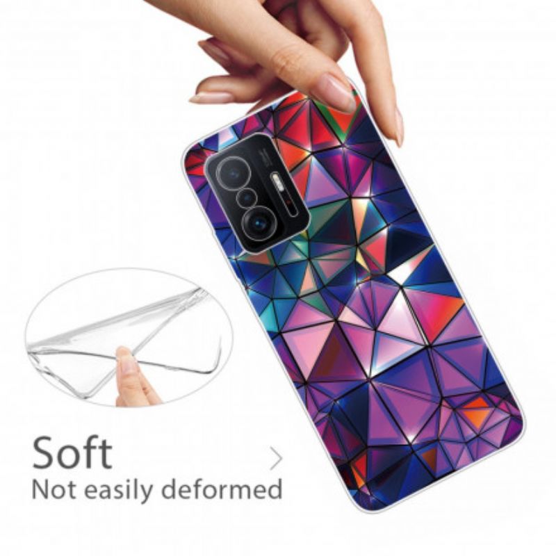 Etui Do Xiaomi Mi 11t / 11t Pro Elastyczna Geometria