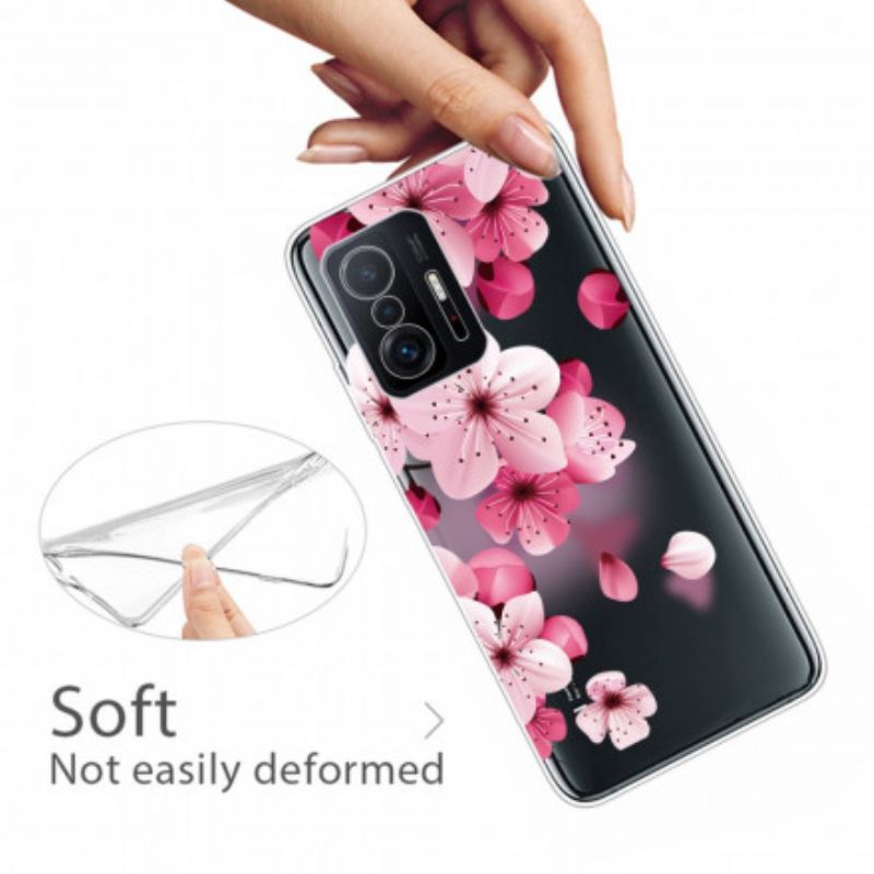 Etui Do Xiaomi Mi 11t / 11t Pro Kwiatowy Premium