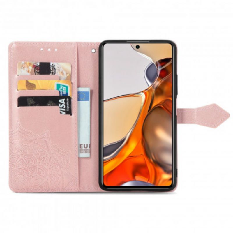 Etui Folio Do Xiaomi Mi 11t / 11t Pro Mandala Średniowiecze