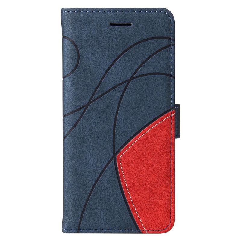 Etui Folio Do Xiaomi Mi 11t / 11t Pro Podpis Dwukolorowa Sztuczna Skóra