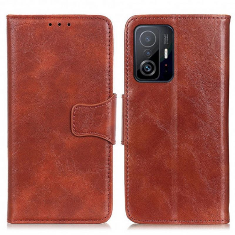 Etui Folio Xiaomi Mi 11t / 11t Pro Dwustronne Zapięcie Z Dwoiny