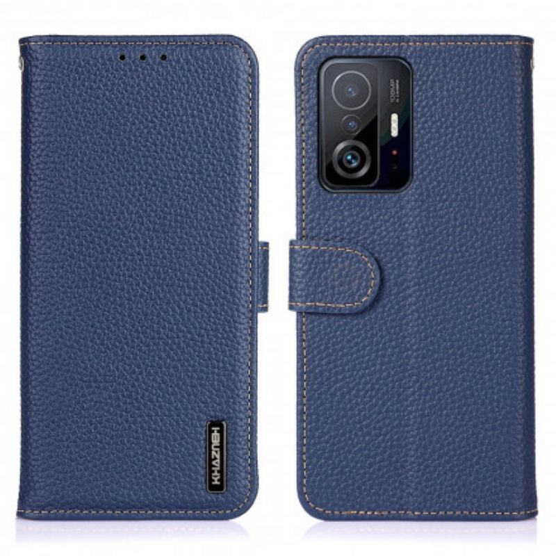 Etui Folio Xiaomi Mi 11t / 11t Pro Khazneh Lychee Leather Etui Ochronne