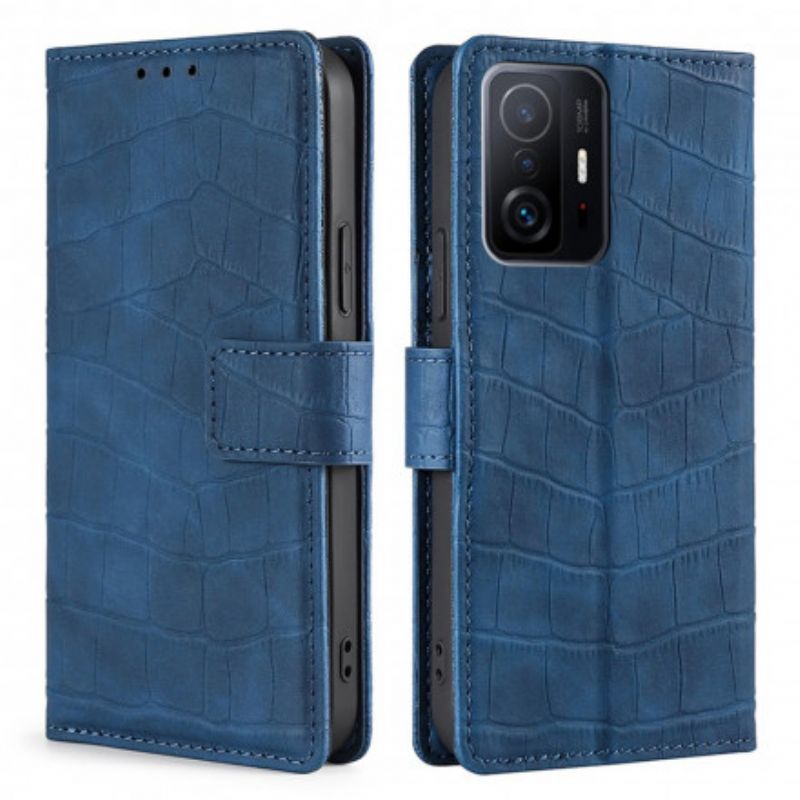 Etui Folio Xiaomi Mi 11t / 11t Pro Krokodyl Dotykowy Skóry Etui Ochronne