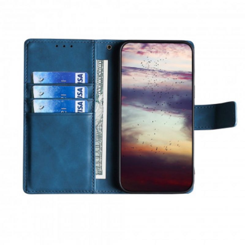 Etui Folio Xiaomi Mi 11t / 11t Pro Krokodyl Dotykowy Skóry Etui Ochronne