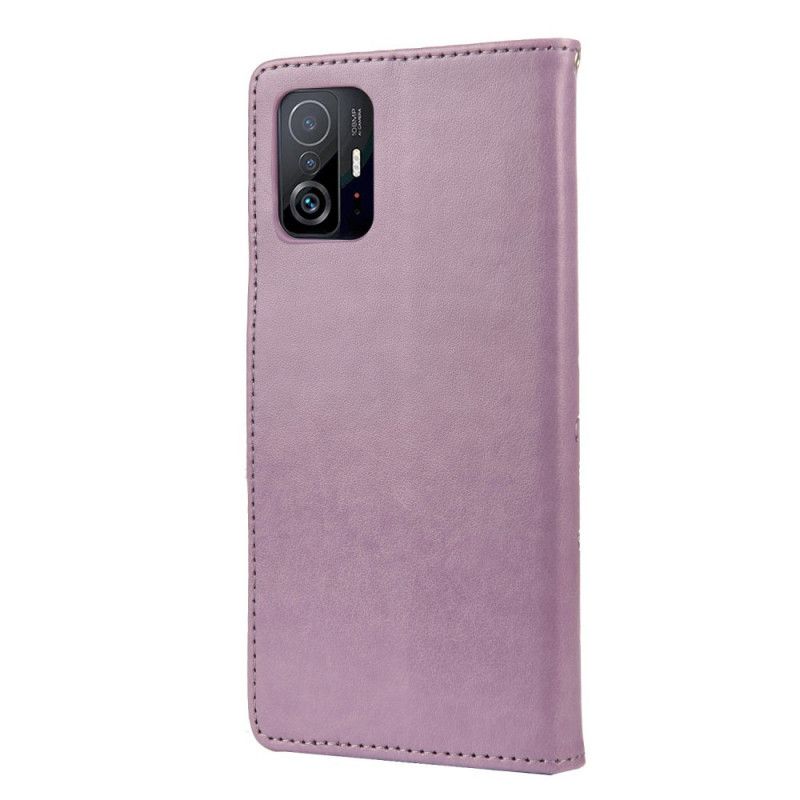 Etui Folio Xiaomi Mi 11t / 11t Pro Motyle I Kwiaty