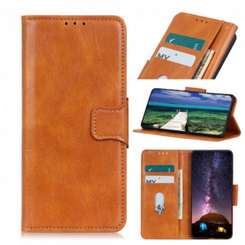 Etui Folio Xiaomi Mi 11t / 11t Pro Skórzane Zapięcie Dwustronne