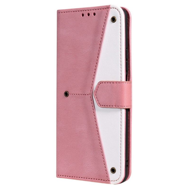 Etui Folio Xiaomi Mi 11t / 11t Pro Szwy W Dotyku Skóry Etui Ochronne