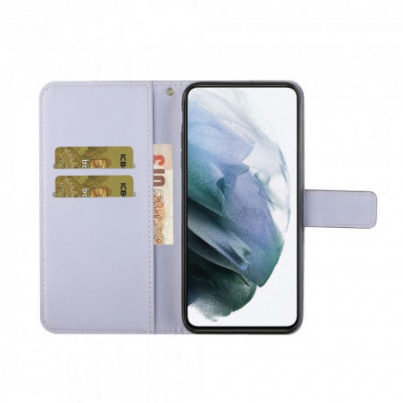 Etui Folio Xiaomi Mi 11t / 11t Pro Wzór Gobelinu Etui Ochronne