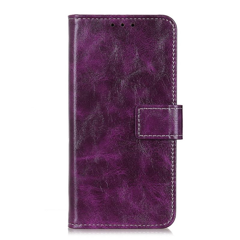 Etui Folio Xiaomi Mi Note 10 / 10 Pro Błyszczące I Widoczne Szwy