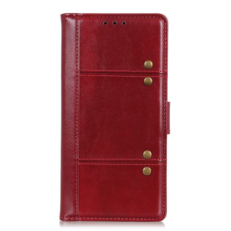 Etui Folio Xiaomi Mi Note 10 / 10 Pro Efekt Antycznej Skóry