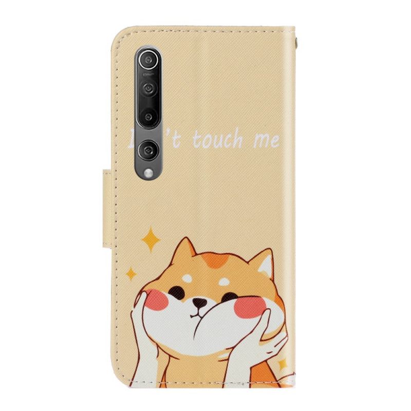 Etui Folio Xiaomi Mi Note 10 / 10 Pro Nie Dotykaj Mnie Stringów