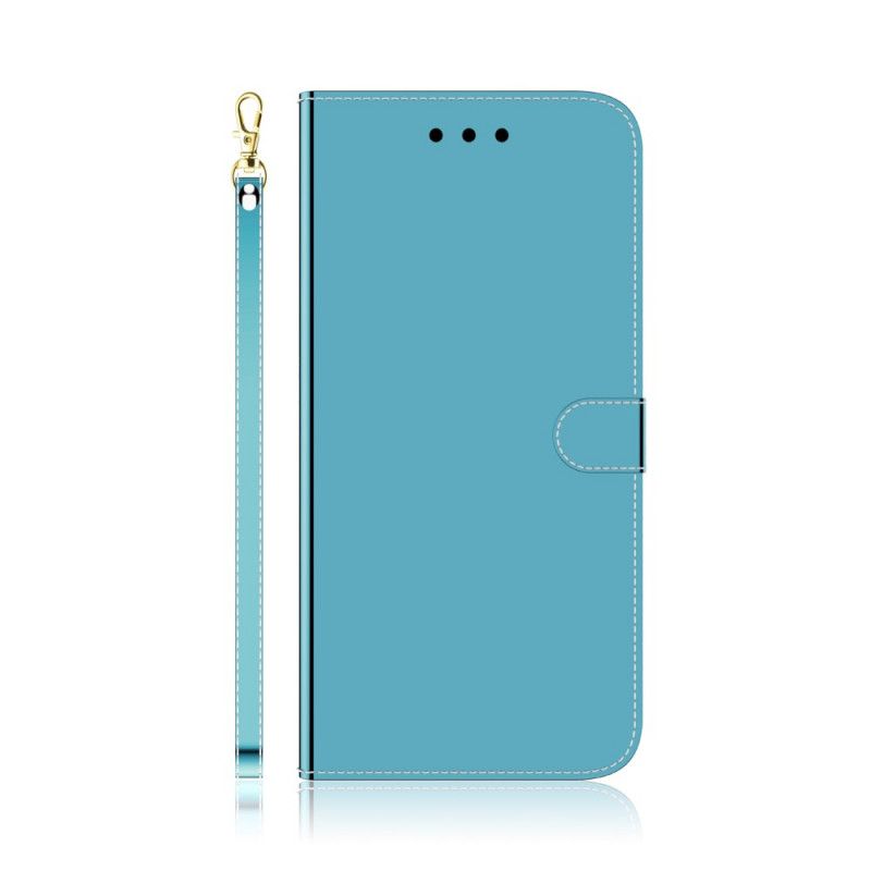 Etui Folio Xiaomi Mi Note 10 / 10 Pro Osłona Lusterka Z Imitacji Skóry