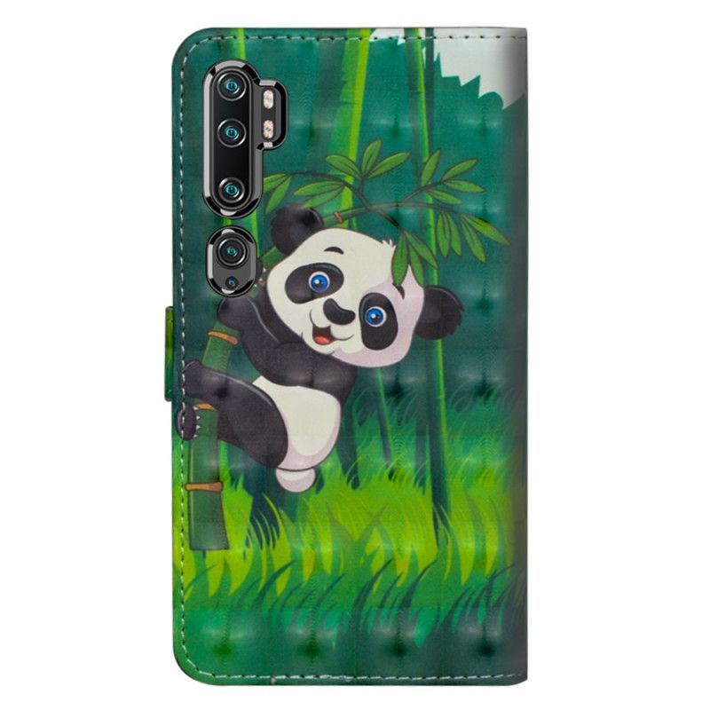 Etui Folio Xiaomi Mi Note 10 / 10 Pro Panda I Bambus Etui Ochronne