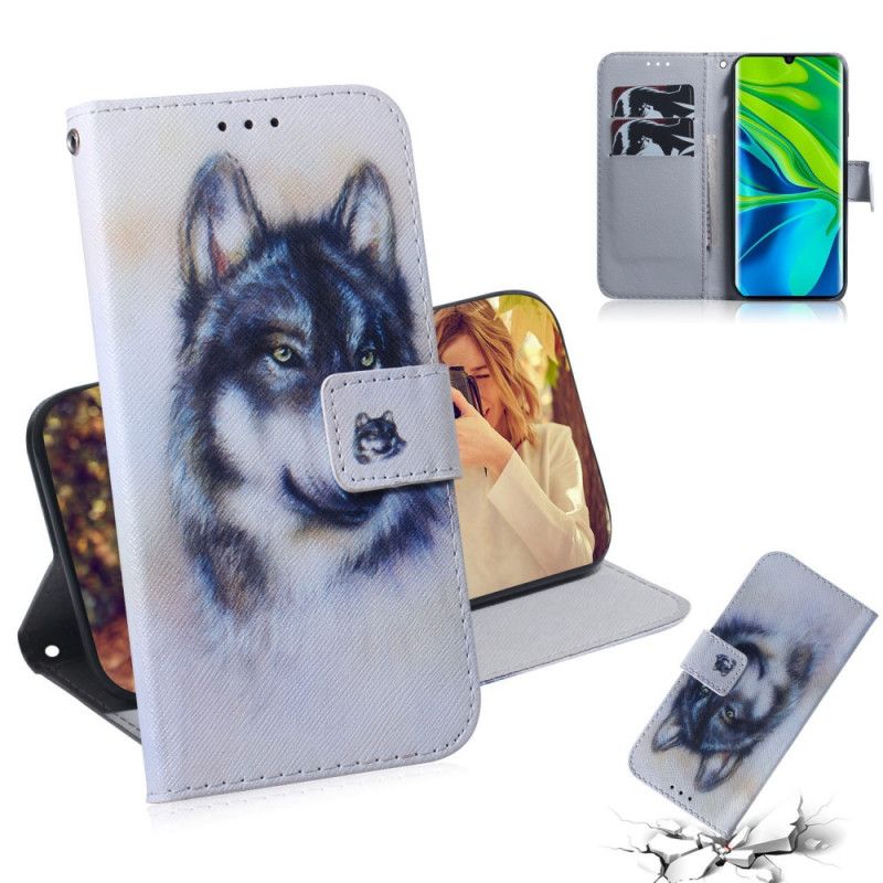 Etui Folio Xiaomi Mi Note 10 / 10 Pro Psie Spojrzenie Etui Ochronne