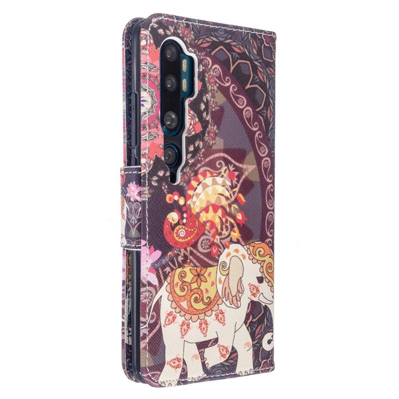 Etui Folio Xiaomi Mi Note 10 / 10 Pro Słonie Indyjskie Etui Ochronne