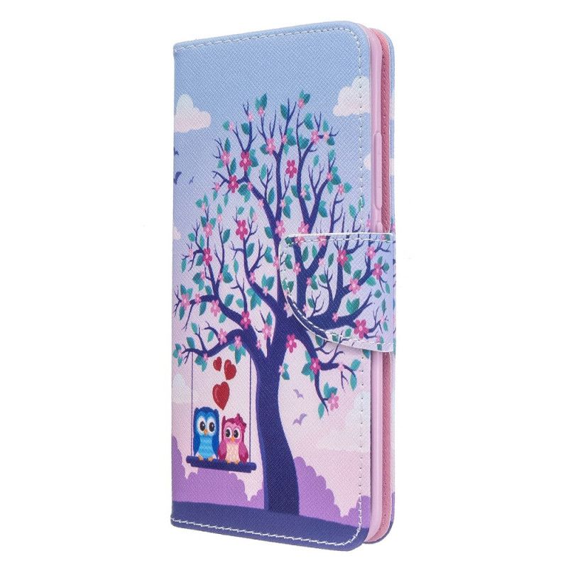 Etui Folio Xiaomi Mi Note 10 / 10 Pro Sowy Na Huśtawce Etui Ochronne