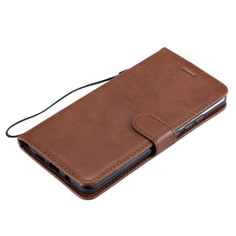 Etui Folio Xiaomi Mi Note 10 / 10 Pro Styl Skórzanego Paska Etui Ochronne