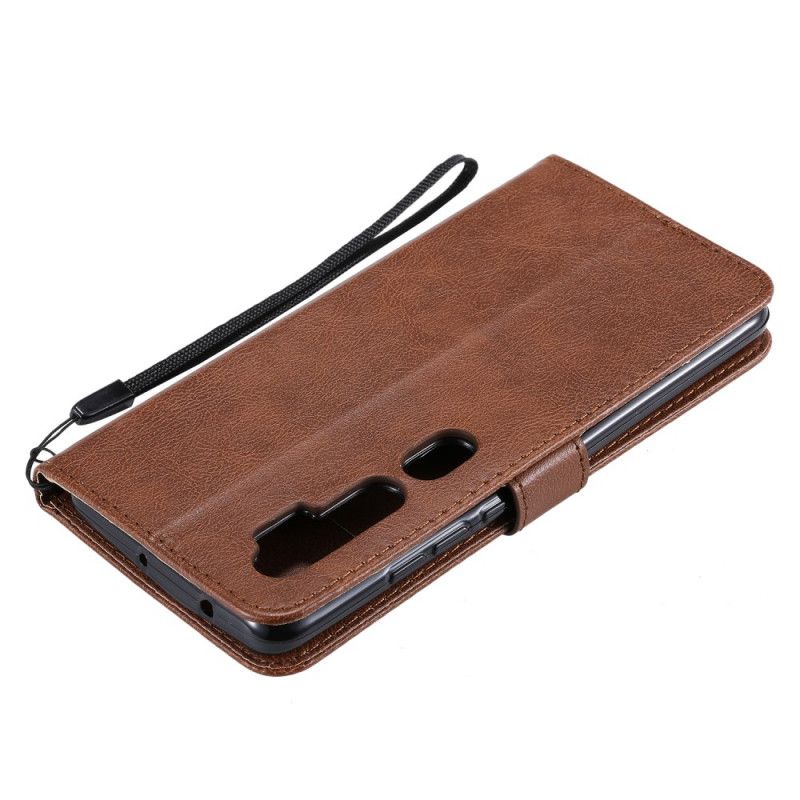 Etui Folio Xiaomi Mi Note 10 / 10 Pro Styl Skórzanego Paska Etui Ochronne