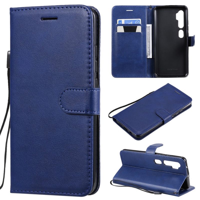 Etui Folio Xiaomi Mi Note 10 / 10 Pro Styl Skórzanego Paska Etui Ochronne