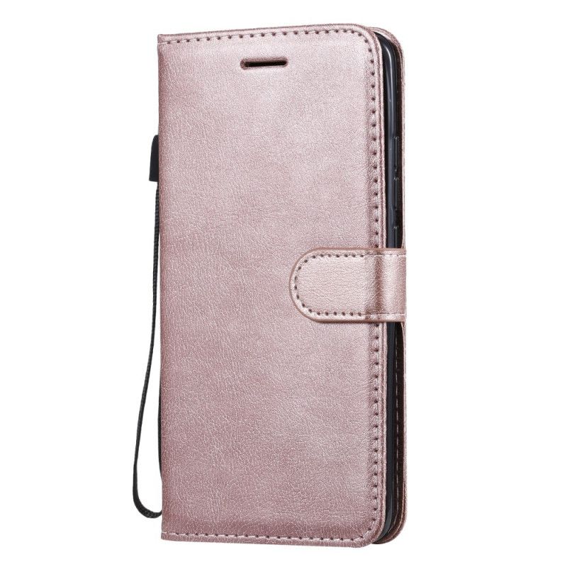 Etui Folio Xiaomi Mi Note 10 / 10 Pro Styl Skórzanego Paska Etui Ochronne