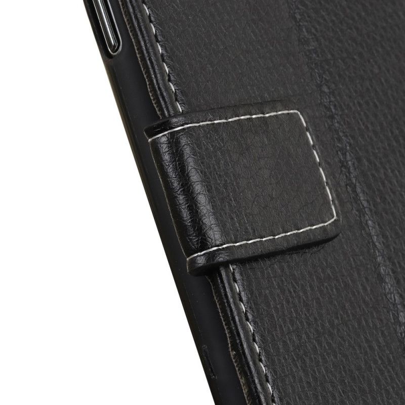 Etui Folio Xiaomi Mi Note 10 / 10 Pro Szwy Z Efektem Skóry Liczi Etui Ochronne