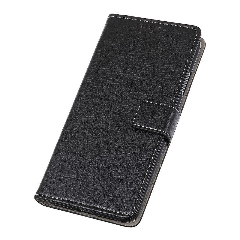 Etui Folio Xiaomi Mi Note 10 / 10 Pro Szwy Z Efektem Skóry Liczi Etui Ochronne