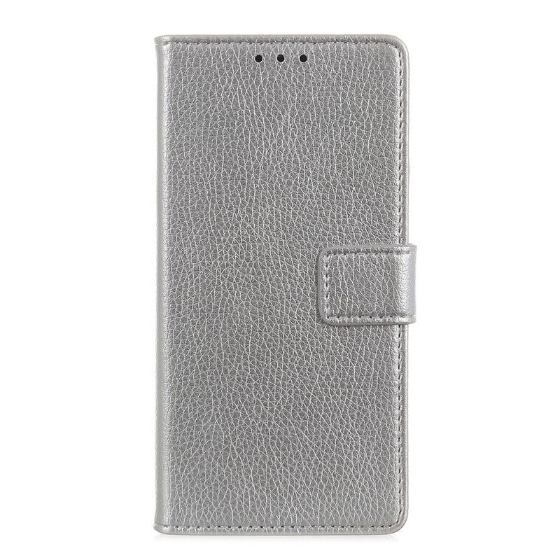 Etui Folio Xiaomi Mi Note 10 / 10 Pro Szwy Z Efektem Skóry Liczi Etui Ochronne