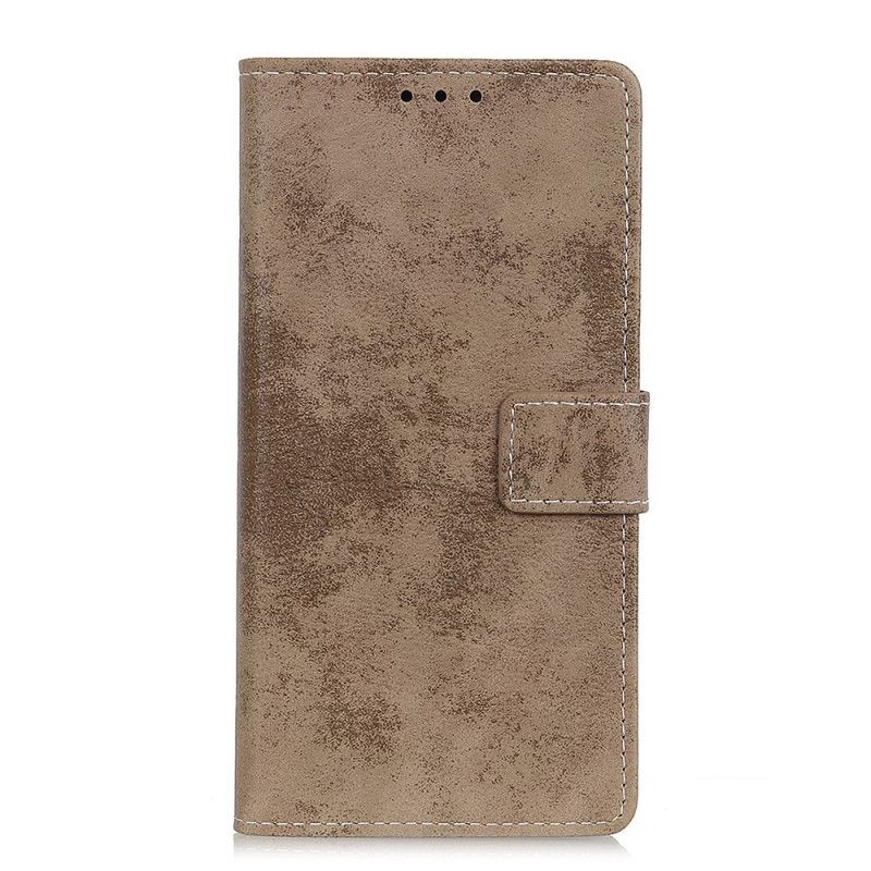 Etui Folio Xiaomi Mi Note 10 / 10 Pro Vintage Sztuczna Skóra Etui Ochronne